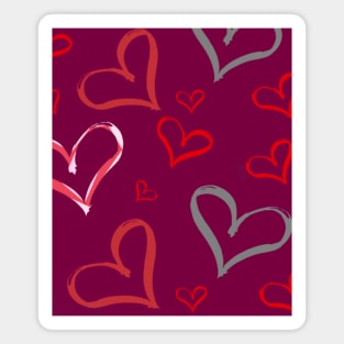 Fasbytes Valentines Hearts Magnet